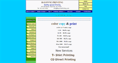 Desktop Screenshot of bayonneprinting.com